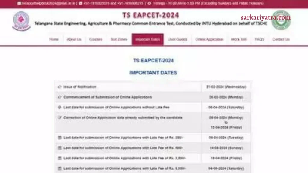 TS EAMCET 2024 Results: Direct Link & Updates | eapcet.tsche.ac.in