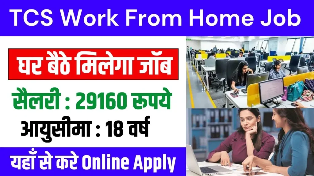 TCS Work From Home Job 2024 (टाटा कंसल्टेंसी सर्विसेज): घर बैठे रोजगार का अवसर